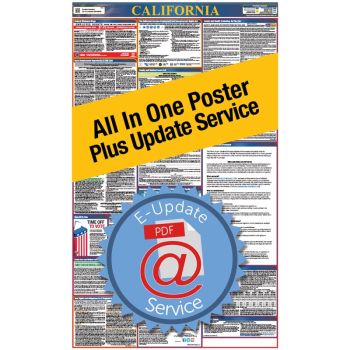 California All In One Poster + 3 Year E-Update Service